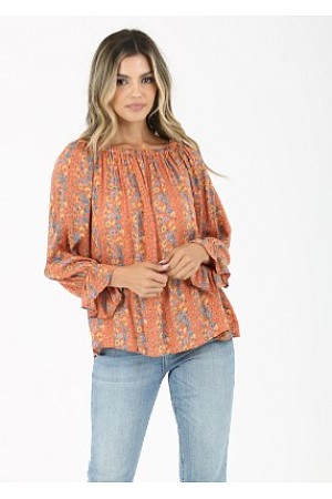 OFF SHOULDER LONG SLEEVE TOP
